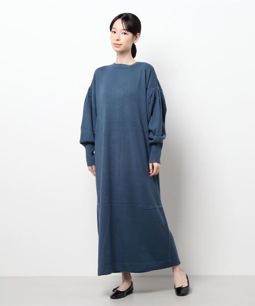 LOWRYS FARM(ローリーズファーム)の「2WAYヘンリーニットワンピース 216048(ワンピース・レディース・ブラック/ブラウン/ブルー/アイボリー・FREE)」の7枚目の写真