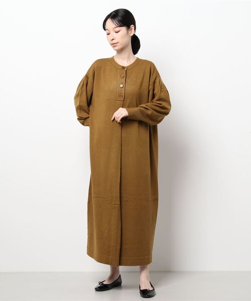 LOWRYS FARM(ローリーズファーム)の「2WAYヘンリーニットワンピース 216048(ワンピース・レディース・ブラック/ブラウン/ブルー/アイボリー・FREE)」の22枚目の写真