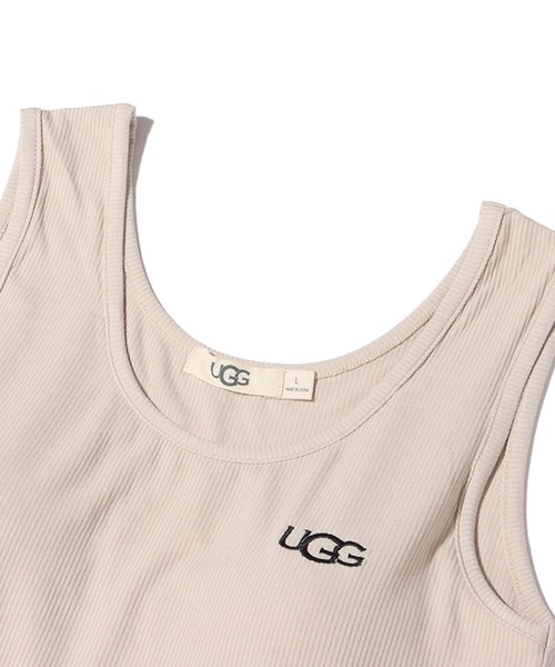 UGG(アグ)の「UGG@mos リブ タンクトップ / アグ リブ タンクトップ(タンクトップ・レディース・ベージュ/グレー・M/L)」の5枚目の写真