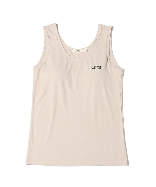 UGG(アグ)の「UGG@mos リブ タンクトップ / アグ リブ タンクトップ(タンクトップ・レディース・ベージュ/グレー・M/L)」の4枚目の写真
