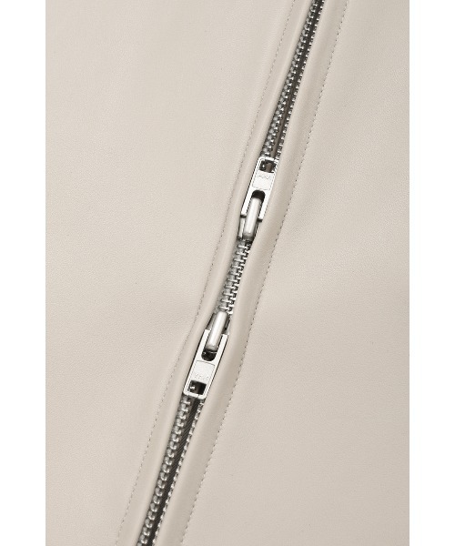 VIVASTUDIO（ビバスタジオ）の「NEW OVER FIT SINGLE RIDERS JACKET（ライダースジャケット・メンズ・アイボリー/ブラック・MEDIUM/LARGE）」の7枚目の写真