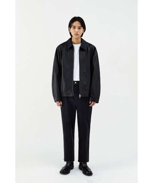 VIVASTUDIO（ビバスタジオ）の「NEW OVER FIT SINGLE RIDERS JACKET（ライダースジャケット・メンズ・アイボリー/ブラック・MEDIUM/LARGE）」の22枚目の写真