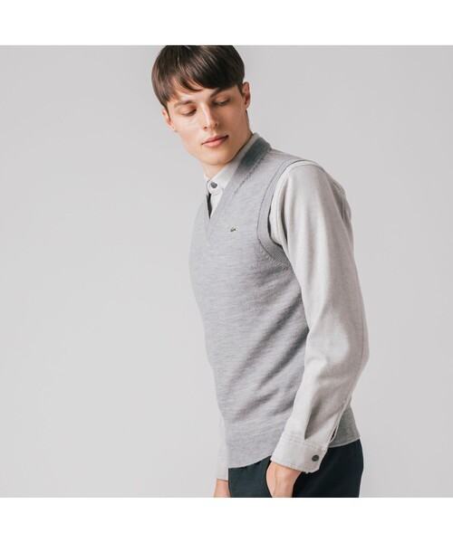 LACOSTE（ラコステ）の「Karl Karl(R)Vネックニットベスト（ベスト