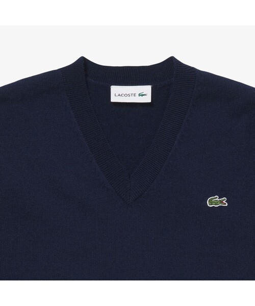 LACOSTE（ラコステ）の「Karl Karl(R)Vネックニットベスト（ベスト・メンズ・ブラック/グレー/ネイビー・3/4/2/5）」の16枚目の写真