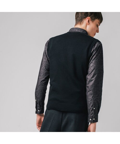 LACOSTE（ラコステ）の「Karl Karl(R)Vネックニットベスト（ベスト・メンズ・ブラック/グレー/ネイビー・3/4/2/5）」の18枚目の写真