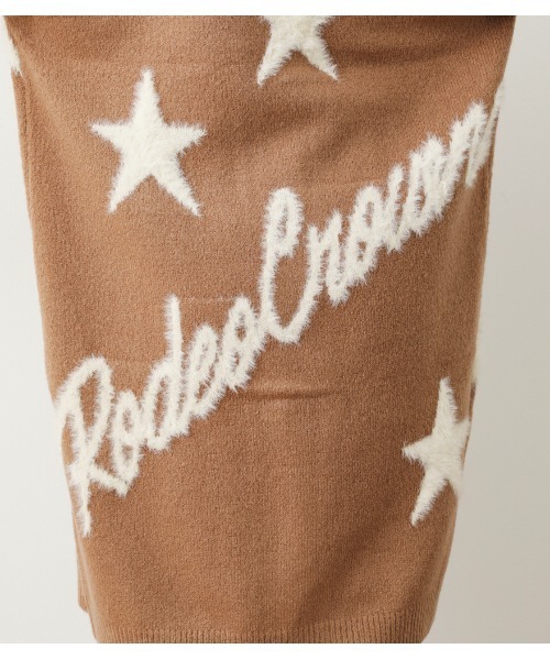 Rodeo Crowns（ロデオクラウンズ）の「【WEB限定】STARﾛﾝｸﾞﾆｯﾄｶｰﾃﾞｨｶﾞﾝ（カーディガン/ボレロ・レディース・ブラック/ベージュ/ネイビー・FREE）」の12枚目の写真