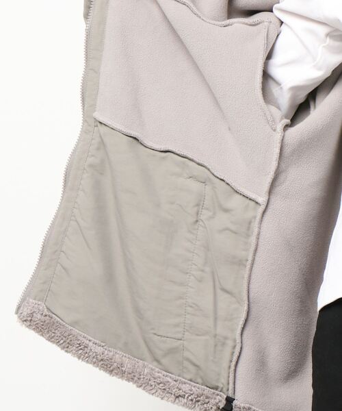 GERRY(ジェリー)の「【GERRY/ジェリー】ボアハーフジャケット(ブルゾン・レディース・グレー/オフホワイト/ブラック・SMALL)」の5枚目の写真