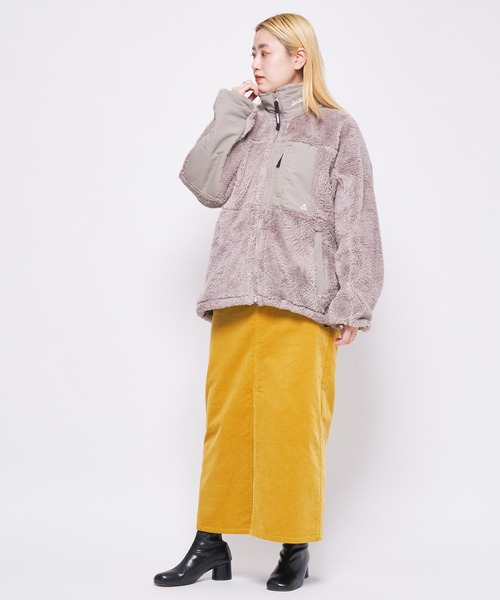 GERRY(ジェリー)の「【GERRY/ジェリー】ボアハーフジャケット(ブルゾン・レディース・グレー/オフホワイト/ブラック・SMALL)」の10枚目の写真