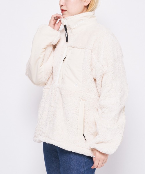 GERRY(ジェリー)の「【GERRY/ジェリー】ボアハーフジャケット(ブルゾン・レディース・グレー/オフホワイト/ブラック・SMALL)」の14枚目の写真