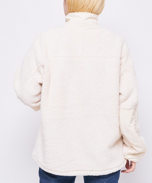 GERRY(ジェリー)の「【GERRY/ジェリー】ボアハーフジャケット(ブルゾン・レディース・グレー/オフホワイト/ブラック・SMALL)」の15枚目の写真