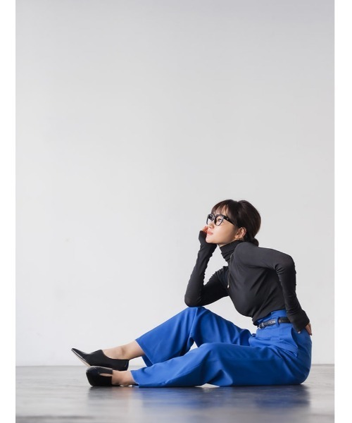 fifth（フィフス）の「ハイウエストタックワイドパンツ（その他パンツ・レディース・ブラック/キャメル/ホワイト/グレー/ブルー・SMALL/MEDIUM）」の12枚目の写真