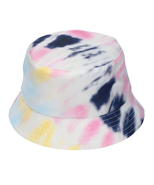 X-girl(エックスガール)の「TIE DYE BUCKET HAT(ハット・レディース・ホワイト/ブラック/ピンク・ONE SIZE)」の10枚目の写真