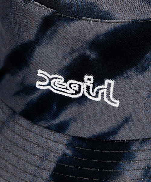 X-girl(エックスガール)の「TIE DYE BUCKET HAT(ハット・レディース・ホワイト/ブラック/ピンク・ONE SIZE)」の12枚目の写真