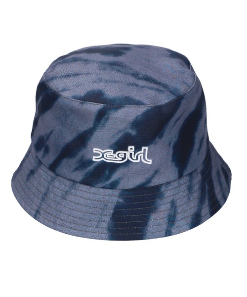 X-girl(エックスガール)の「TIE DYE BUCKET HAT(ハット・レディース・ホワイト/ブラック/ピンク・ONE SIZE)」の18枚目の写真