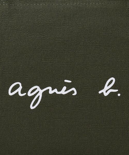 agnes b.（アニエスベー）の「WEB限定 ロゴトートバッグ GO03－02（ハンドバッグ・レディース・カーキ・FREE）」の5枚目の写真