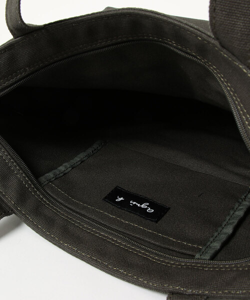 agnes b.（アニエスベー）の「WEB限定 ロゴトートバッグ GO03－02（ハンドバッグ・レディース・カーキ・FREE）」の9枚目の写真