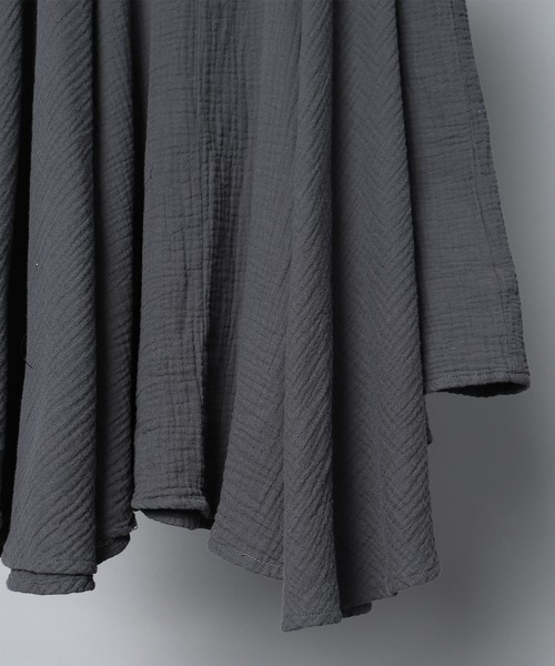 Lepidos(レピドス)の「【 Lepidos / レピドス 】 GAUZE LOOSE CAMI / ガーゼルーズキャミソール(キャミソール・レディース・ダークグレー/イエロー・FREE)」の9枚目の写真