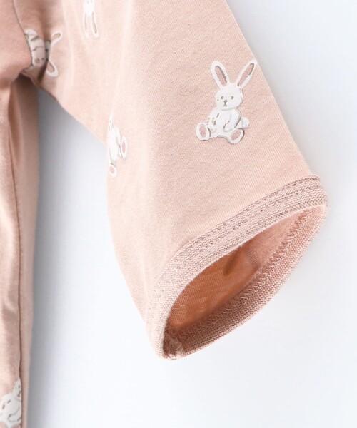 BRANSHES（ブランシェス）の「うさぎ柄肌着付き2WAYオール（ロンパース・キッズ・オフホワイト/ピンク・FREE）」の18枚目の写真