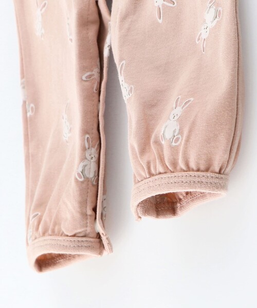 BRANSHES（ブランシェス）の「うさぎ柄肌着付き2WAYオール（ロンパース・キッズ・オフホワイト/ピンク・FREE）」の12枚目の写真