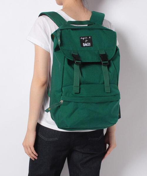 agnes b.(アニエスベー)の「KI83 SAC BACH バックパック(バックパック/リュック・レディース・グリーン・UNI)」の7枚目の写真