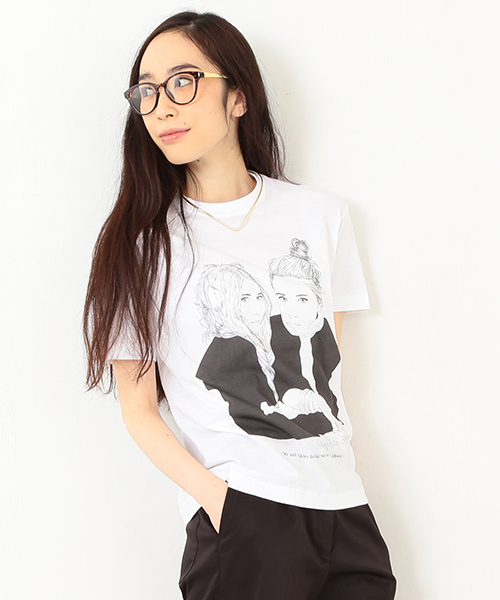 Ray BEAMS（レイビームス）の「Maison Seine / 別注 Olsen T（Tシャツ/カットソー・レディース・ホワイト・ONE SIZE）」の2枚目の写真