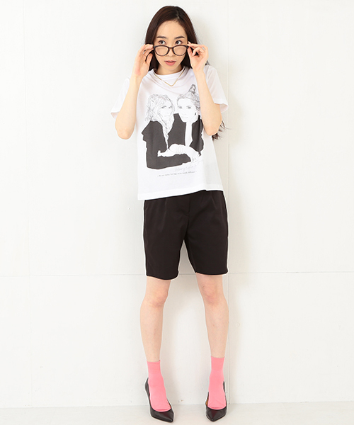 Ray BEAMS（レイビームス）の「Maison Seine / 別注 Olsen T（Tシャツ/カットソー・レディース・ホワイト・ONE SIZE）」の6枚目の写真
