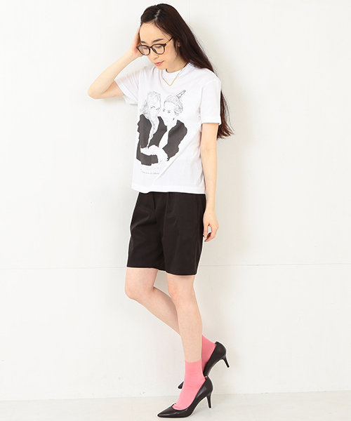 Ray BEAMS（レイビームス）の「Maison Seine / 別注 Olsen T（Tシャツ/カットソー・レディース・ホワイト・ONE SIZE）」の7枚目の写真