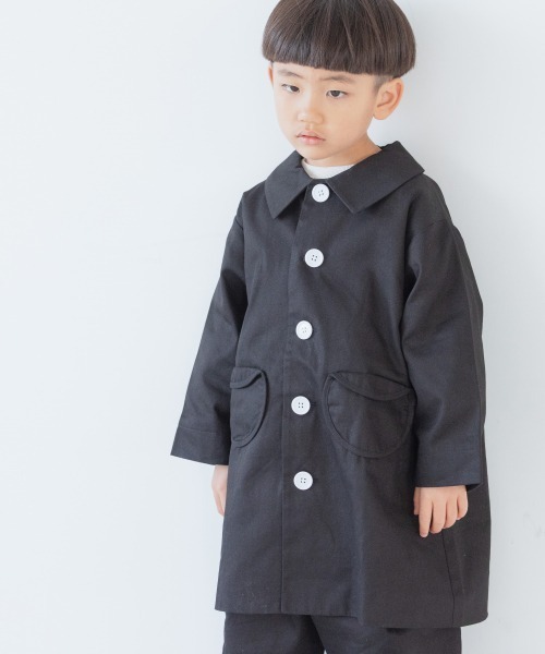 LOWRYS FARM（ローリーズファーム）の「コットンカラーコート　262724（その他アウター・キッズ・ブラック/ブルー・110cm/120cm/130cm/140cm/150cm）」の11枚目の写真