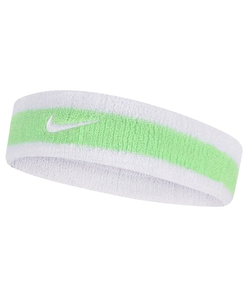 NIKE（ナイキ）の「【NIKE/ナイキ】スウォッシュ ヘッドバンド（ヘアバンド・メンズ・ホワイト/ブラック/ネイビー/グレー/レッド/ピンク/オレンジ/ブルー/ライトグリーン/ブルー系1/ブラック系その他/ホワイト系その他/ライトピンク/トリコロール・FREE）」の3枚目の写真