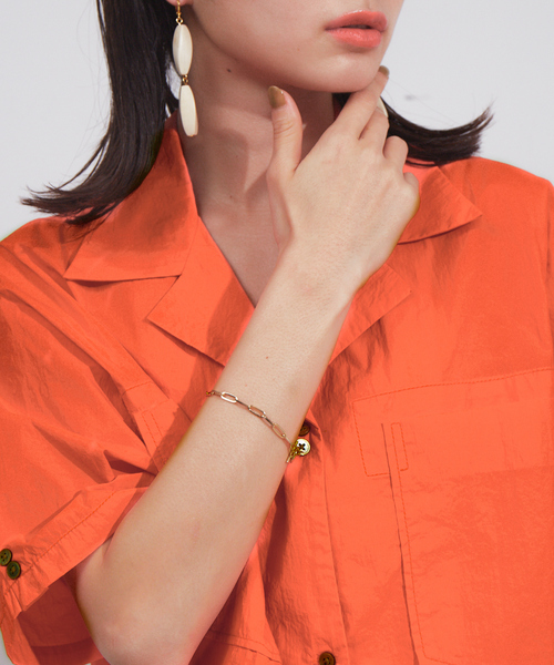 NOMINE（ノミネ）の「スクエアチェーンブレスレット（ブレスレット・レディース・シルバー/ゴールド・フリー）」の3枚目の写真