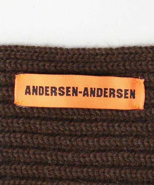 Andersen-Andersen（アンデルセンアンデルセン）の「＜ANDERSEN-ANDERSEN（アンデルセン アンデルセン）＞スカーフ NC（マフラー・メンズ・ダークブラウン/ナチュラル・FREE）」の5枚目の写真