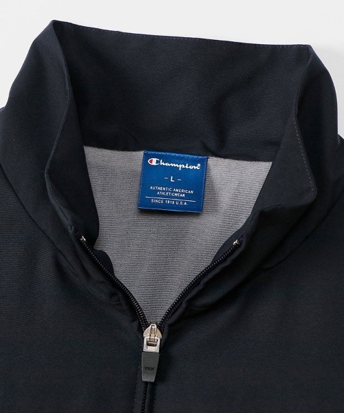 Champion（チャンピオン）の「【Champion】ZIP SPORTS JACKET（ナイロンジャケット・メンズ・カーキ/ネイビー・XL/L/M）」の12枚目の写真
