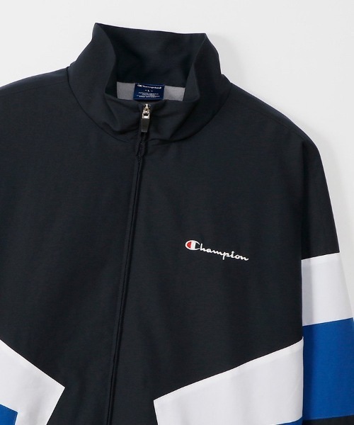Champion（チャンピオン）の「【Champion】ZIP SPORTS JACKET（ナイロンジャケット・メンズ・カーキ/ネイビー・XL/L/M）」の13枚目の写真