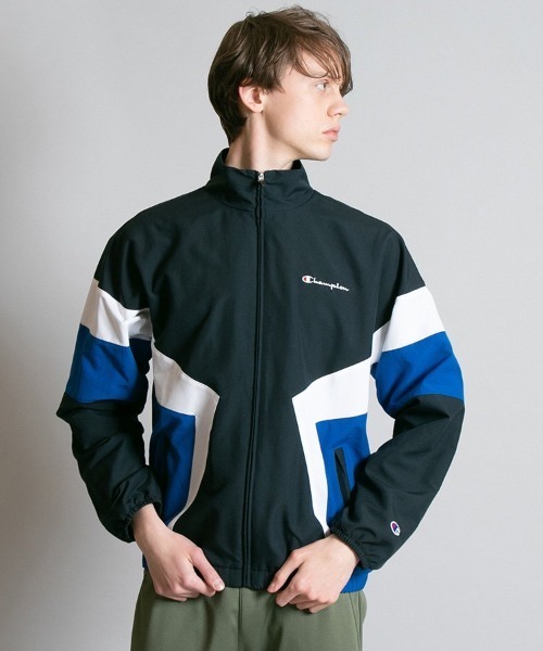 Champion（チャンピオン）の「【Champion】ZIP SPORTS JACKET（ナイロンジャケット・メンズ・カーキ/ネイビー・XL/L/M）」の11枚目の写真