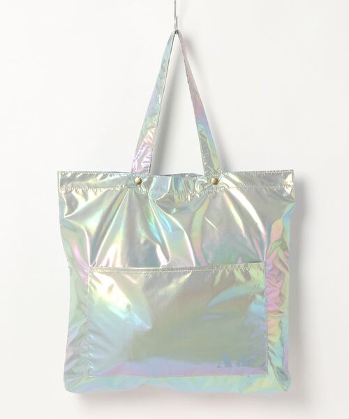 A de a.v.v(アードアー・ヴェ・ヴェ)の「オーロラトートバッグ(トートバッグ・レディース・ライトピンク/ホワイト/ライトブルー・38/39)」の21枚目の写真