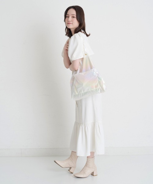 A de a.v.v(アードアー・ヴェ・ヴェ)の「オーロラトートバッグ(トートバッグ・レディース・ライトピンク/ホワイト/ライトブルー・38/39)」の18枚目の写真