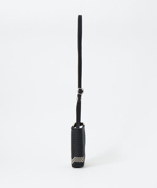 VARISISTA Global Studio（ヴァリジスタ グローバルスタジオ）の「【VARISISTA Global Studio 別注】メルカド スクエアショルダー（ショルダーバッグ・メンズ・ベージュ/ブラック/ブルー・フリー）」の20枚目の写真