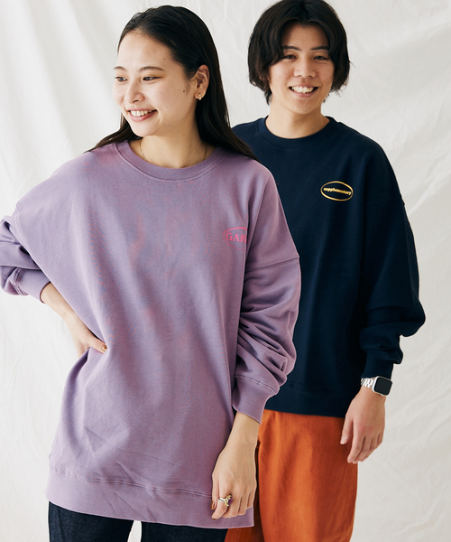 JOURNAL STANDARD(ジャーナルスタンダード)の「【MISHIMA MART/ミシママート】サプリ クルーネック スウェット(スウェット・メンズ・ネイビー/パープル/ホワイト/ブラック・LARGE/MEDIUM/X-LARGE)」の11枚目の写真