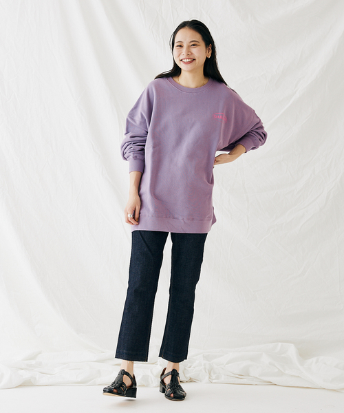 JOURNAL STANDARD(ジャーナルスタンダード)の「【MISHIMA MART/ミシママート】サプリ クルーネック スウェット(スウェット・メンズ・ネイビー/パープル/ホワイト/ブラック・LARGE/MEDIUM/X-LARGE)」の13枚目の写真
