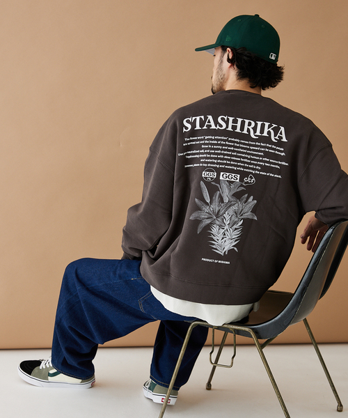 JOURNAL STANDARD(ジャーナルスタンダード)の「【MISHIMA MART/ミシママート】サプリ クルーネック スウェット(スウェット・メンズ・ネイビー/パープル/ホワイト/ブラック・LARGE/MEDIUM/X-LARGE)」の19枚目の写真