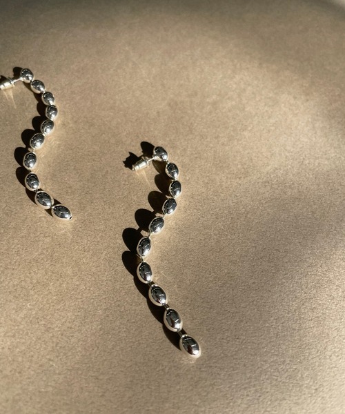 RIVE DROITE（リヴドロワ）の「ボールピアス（ピアス（両耳用）・レディース・シルバー/ゴールド・FREE）」の6枚目の写真