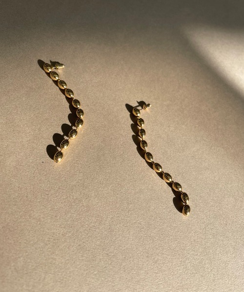 RIVE DROITE（リヴドロワ）の「ボールピアス（ピアス（両耳用）・レディース・シルバー/ゴールド・FREE）」の5枚目の写真