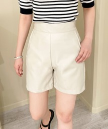 EPIMI E'PIMMY | 〈Set upにも〉フェイクレザーショートパンツ(その他パンツ)