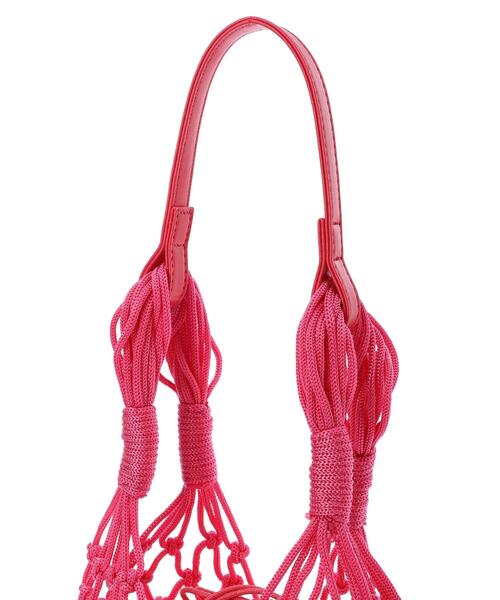 Green Parks(グリーンパークス)の「フィッシュネットバッグ*(トートバッグ・レディース・ピンク/オレンジ/グリーン・FREE)」の8枚目の写真