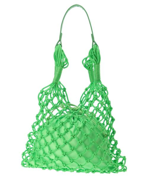 Green Parks(グリーンパークス)の「フィッシュネットバッグ*(トートバッグ・レディース・ピンク/オレンジ/グリーン・FREE)」の14枚目の写真