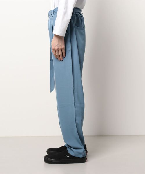 CERCA(チェルカ)の「RS/ベルト付 スラックス パンツ(スラックス・メンズ・ダークグレー/ブラック/ブルー/ベージュ・LARGE/MEDIUM)」の10枚目の写真