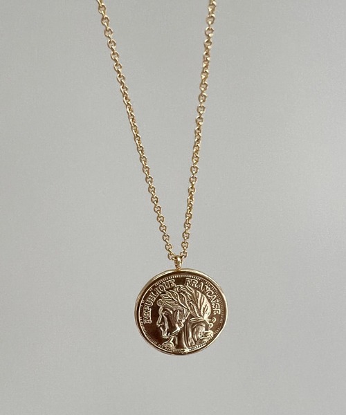 DouDou(ドゥドゥ)の「ロングコインネックレス(ネックレス・レディース・シルバー/ゴールド・FREE)」の2枚目の写真