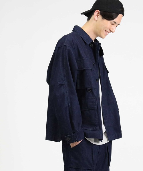 CAMP7（キャンプセブン）の「【CAMP7】ファティーグジャケット（その他アウター・メンズ・ダークインディゴブルー・M/L）」の14枚目の写真