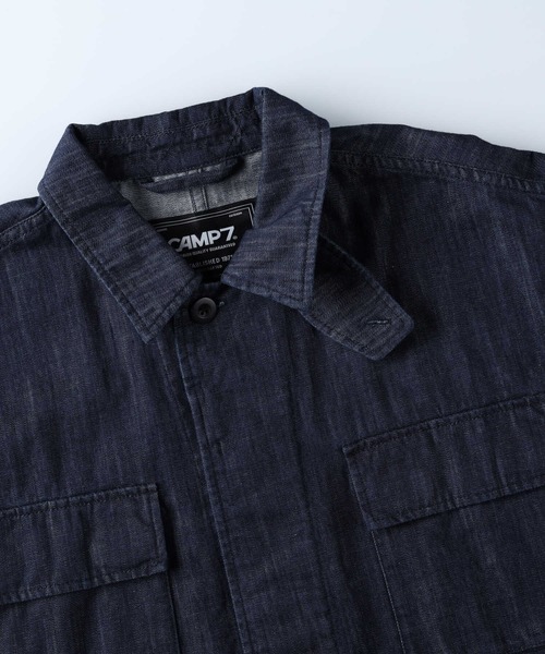CAMP7（キャンプセブン）の「【CAMP7】ファティーグジャケット（その他アウター・メンズ・ダークインディゴブルー・M/L）」の8枚目の写真