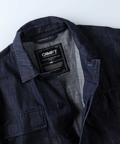 CAMP7（キャンプセブン）の「【CAMP7】ファティーグジャケット（その他アウター・メンズ・ダークインディゴブルー・M/L）」の10枚目の写真